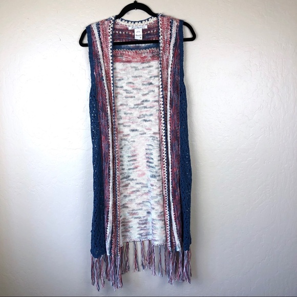 American Rag Sweaters - MUT GO! American Rag Knit Sleeveless Cardigan